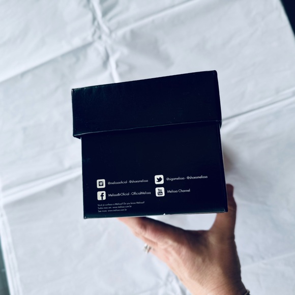 MELISSA Black Shoe Box for Storage Organization Shoes Collection (#A) - Picture 7 of 11